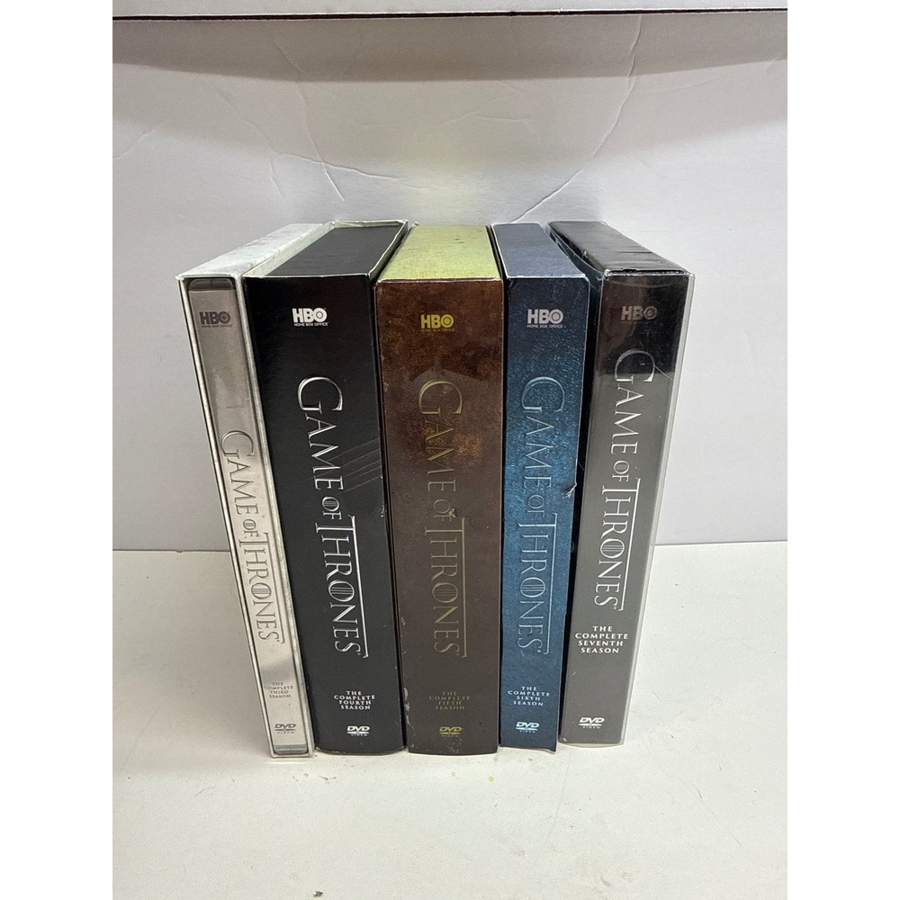 Game of Thrones DVD Bundle Seasons 3 4 5 6 7 HBO Original Series Box Sets